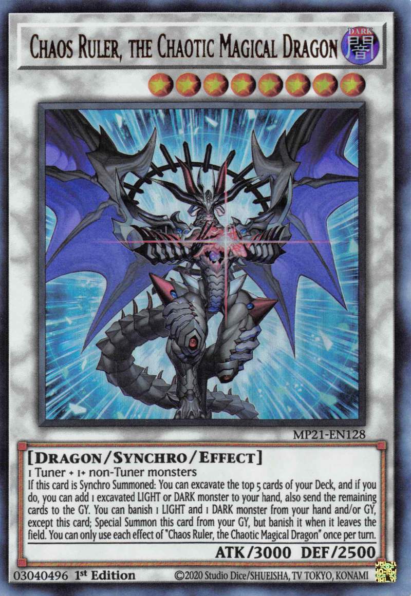 Chaos Ruler, the Chaotic Magical Dragon [MP21-EN128] Ultra Rare | RetroPlay Games