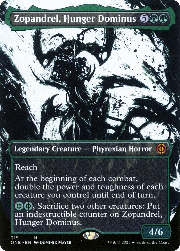 Zopandrel, Hunger Dominus (Borderless Ichor) [Phyrexia: All Will Be One] | RetroPlay Games