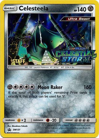 Celesteela (SM131) (Staff Prerelease Promo) [Sun & Moon: Black Star Promos] | RetroPlay Games