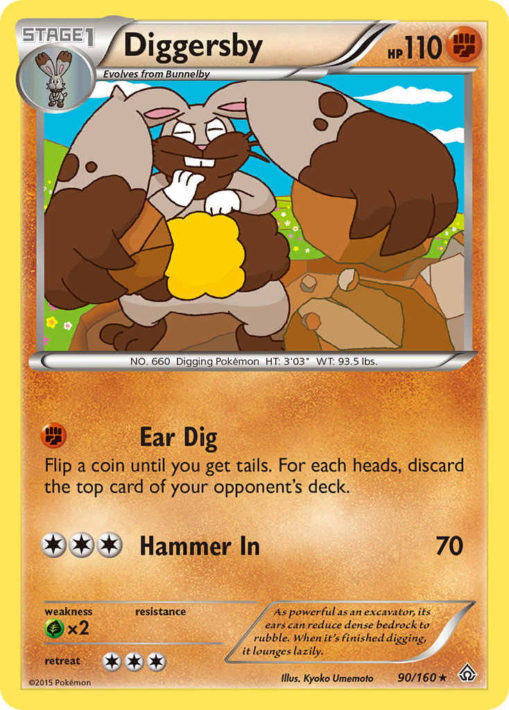 Diggersby (90/160) [XY: Primal Clash] | RetroPlay Games