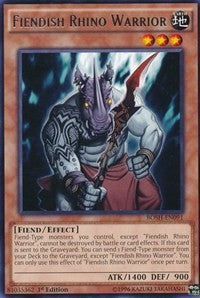 Fiendish Rhino Warrior [BOSH-EN091] Rare | RetroPlay Games