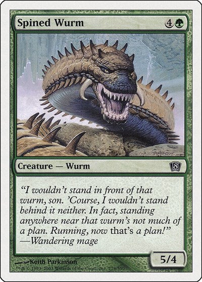 Spined Wurm [Eighth Edition] | RetroPlay Games