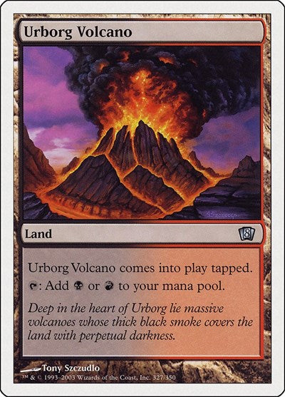 Urborg Volcano [Eighth Edition] | RetroPlay Games