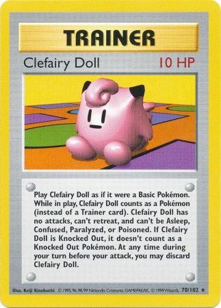 Clefairy Doll (70/102) [Base Set Shadowless Unlimited] | RetroPlay Games