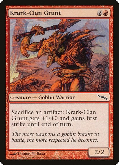 Krark-Clan Grunt [Mirrodin] | RetroPlay Games