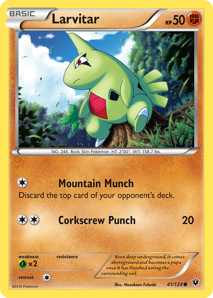 Larvitar (41/124) [XY: Fates Collide] | RetroPlay Games