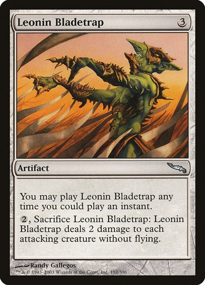 Leonin Bladetrap [Mirrodin] | RetroPlay Games