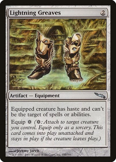 Lightning Greaves [Mirrodin] | RetroPlay Games