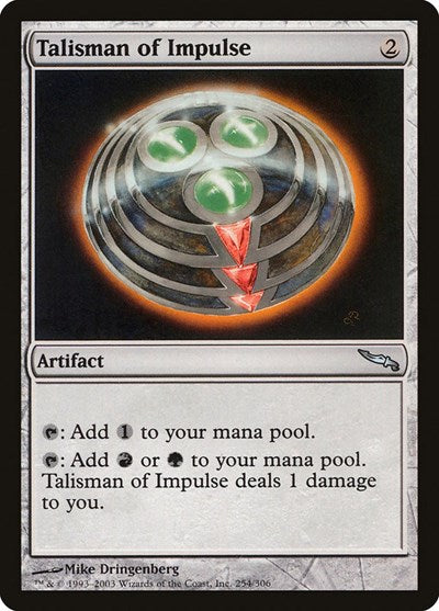 Talisman of Impulse [Mirrodin] | RetroPlay Games