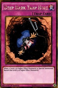 Deep Dark Trap Hole [PGL3-EN037] Gold Secret Rare | RetroPlay Games