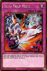 Void Trap Hole [PGL3-EN038] Gold Secret Rare | RetroPlay Games