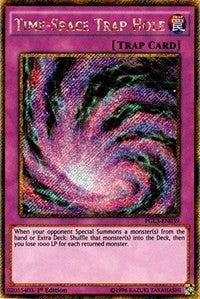 Time-Space Trap Hole [PGL3-EN039] Gold Secret Rare | RetroPlay Games