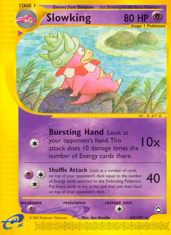 Slowking (34/147) [Aquapolis] | RetroPlay Games