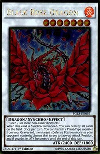 Black Rose Dragon [PGL3-EN059] Gold Rare | RetroPlay Games