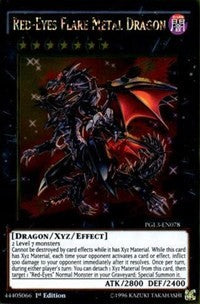 Red-Eyes Flare Metal Dragon [PGL3-EN078] Gold Rare | RetroPlay Games