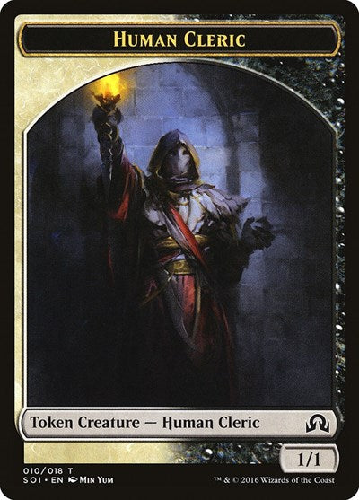 Human Cleric [Shadows over Innistrad Tokens] | RetroPlay Games