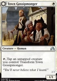 Town Gossipmonger // Incited Rabble [Shadows over Innistrad] | RetroPlay Games