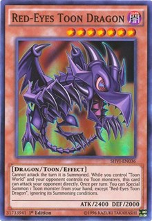 Red-Eyes Toon Dragon [SHVI-EN036] Super Rare | RetroPlay Games