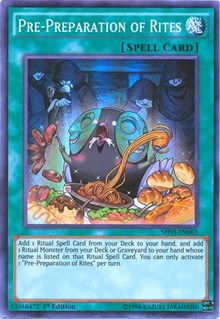 Pre-Preparation of Rites [SHVI-EN065] Super Rare | RetroPlay Games
