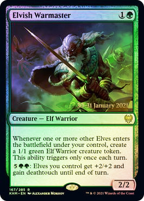 Elvish Warmaster  [Kaldheim Prerelease Promos] | RetroPlay Games