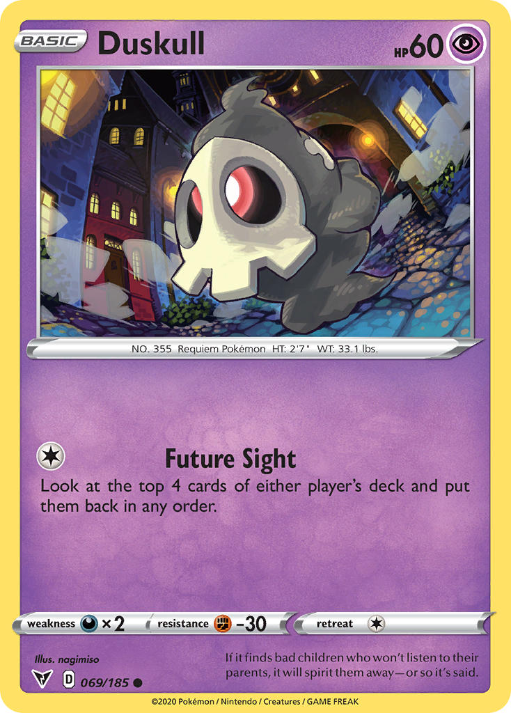 Duskull (069/185) [Sword & Shield: Vivid Voltage] | RetroPlay Games