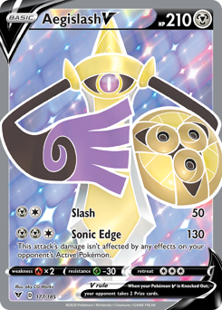 Aegislash V (177/185) [Sword & Shield: Vivid Voltage] | RetroPlay Games