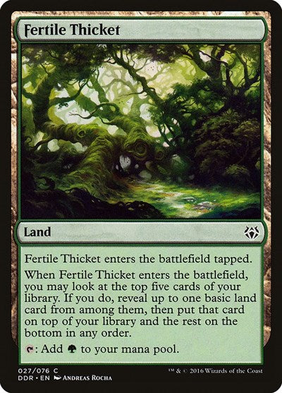 Fertile Thicket [Duel Decks: Nissa vs. Ob Nixilis] | RetroPlay Games
