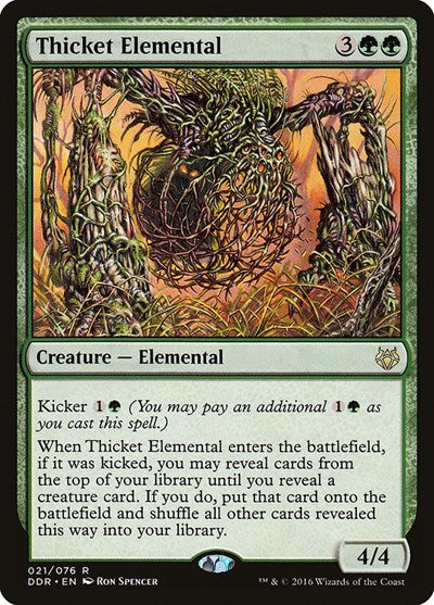 Thicket Elemental [Duel Decks: Nissa vs. Ob Nixilis] | RetroPlay Games