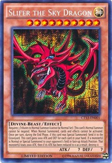 Slifer the Sky Dragon [CT13-EN001] Secret Rare | RetroPlay Games