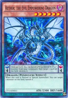 Aether, the Evil Empowering Dragon [CT13-EN011] Super Rare | RetroPlay Games