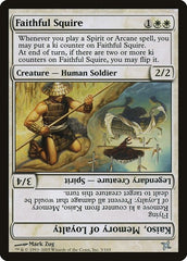 Faithful Squire // Kaiso, Memory of Loyalty [Betrayers of Kamigawa] | RetroPlay Games