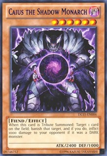 Caius the Shadow Monarch (Purple) [DL15-EN006] Rare | RetroPlay Games