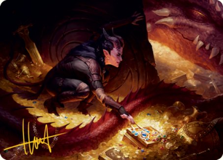 Hoard Robber Art Card (Gold-Stamped Signature) [Dungeons & Dragons: Adventures in the Forgotten Realms Art Series] | RetroPlay Games