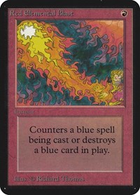 Red Elemental Blast [Limited Edition Alpha] | RetroPlay Games