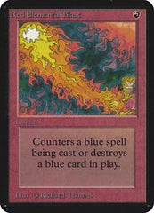 Red Elemental Blast [Limited Edition Alpha] | RetroPlay Games