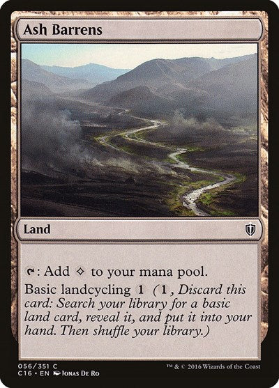 Ash Barrens [Commander 2016] | RetroPlay Games
