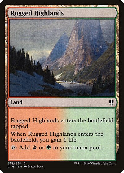 Rugged Highlands [Commander 2016] | RetroPlay Games