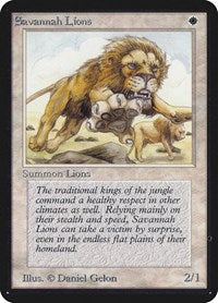 Savannah Lions [Limited Edition Alpha] | RetroPlay Games