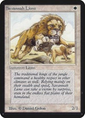 Savannah Lions [Limited Edition Alpha] | RetroPlay Games