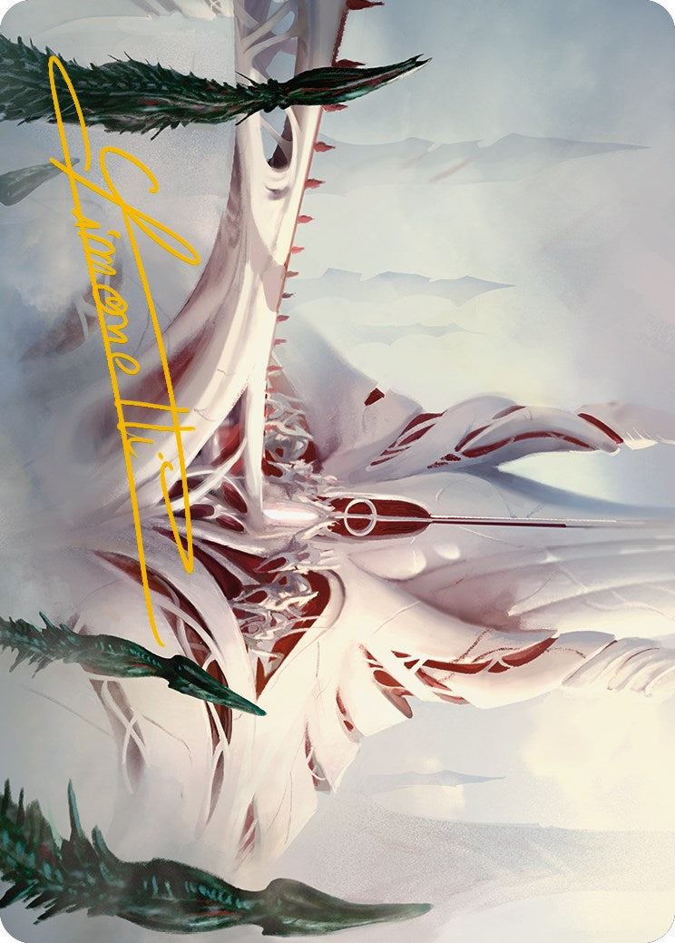The Fair Basilica Art Card (Gold-Stamped Signature) [Phyrexia: All Will Be One Art Series] | RetroPlay Games