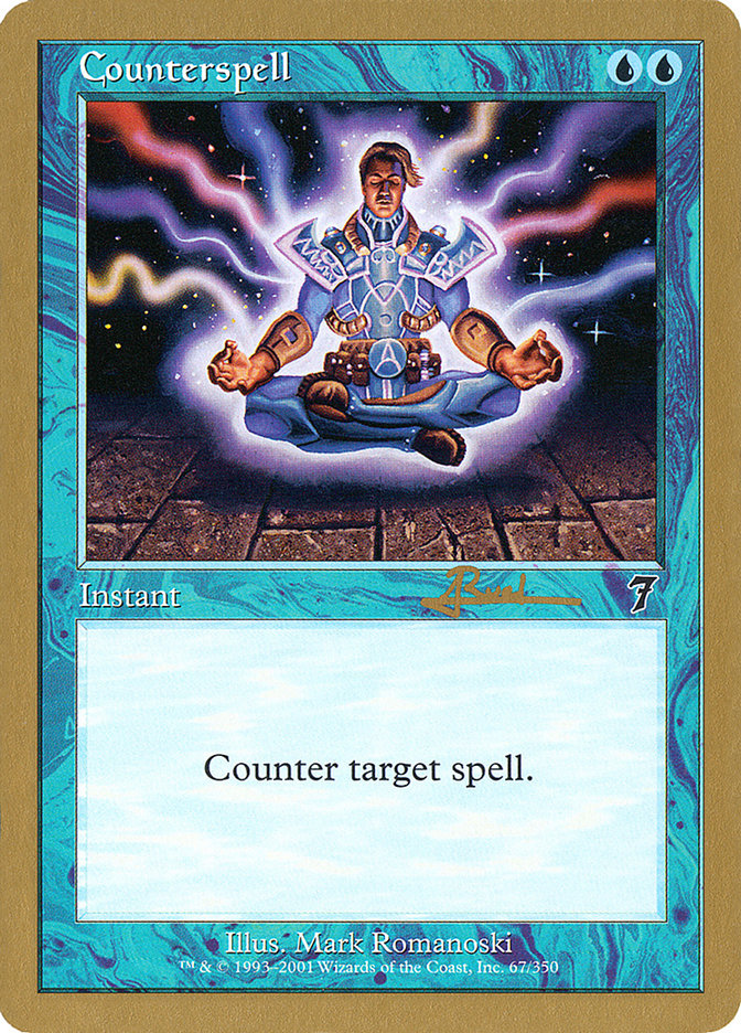 Counterspell (Antoine Ruel) (7ED) [World Championship Decks 2001] | RetroPlay Games