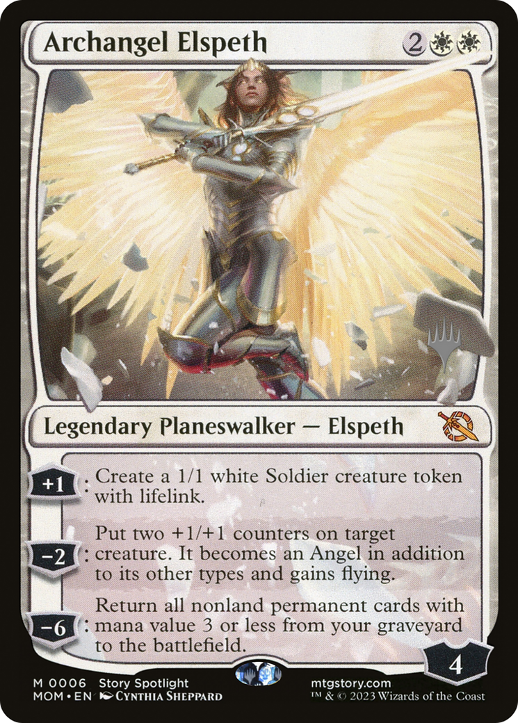 Archangel Elspeth (Promo Pack) [March of the Machine Promos] | RetroPlay Games