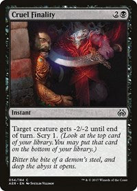 Cruel Finality [Aether Revolt] | RetroPlay Games