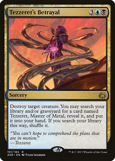 Tezzeret's Betrayal [Aether Revolt] | RetroPlay Games