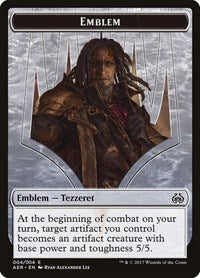 Tezzeret the Schemer Emblem [Aether Revolt Tokens] | RetroPlay Games