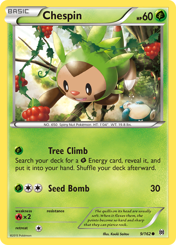 Chespin (9/162) [XY: BREAKthrough] | RetroPlay Games