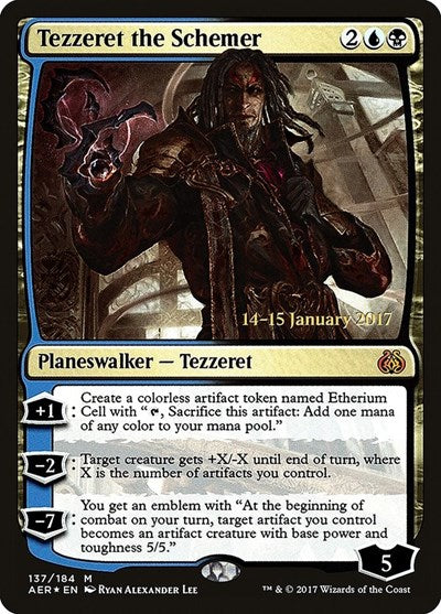 Tezzeret the Schemer [Aether Revolt Promos] | RetroPlay Games