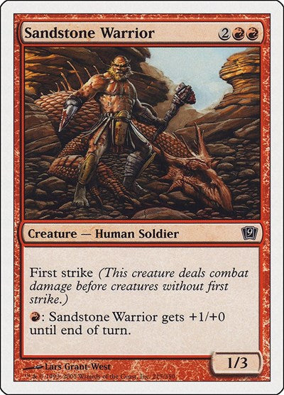 Sandstone Warrior [Ninth Edition] | RetroPlay Games