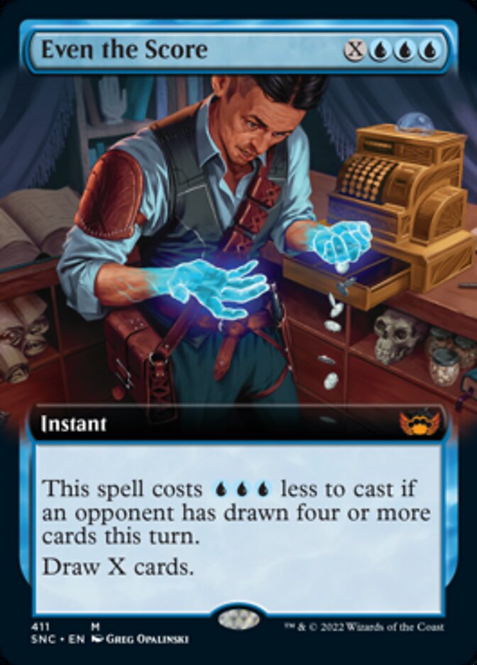 Even the Score (Extended Art) [Streets of New Capenna] | RetroPlay Games