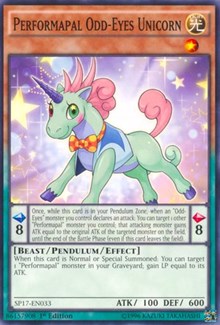 Performapal Odd-Eyes Unicorn (Starfoil) [SP17-EN033] Starfoil Rare | RetroPlay Games